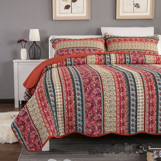 Soft Textured Cotton Linen Look Bedding Set