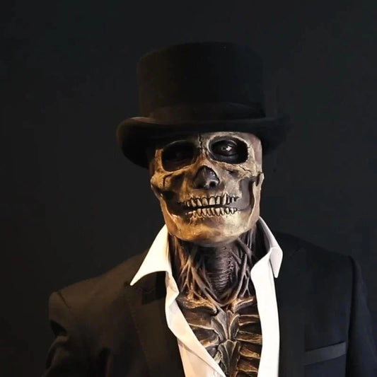 Full Head Skeleton Halloween Mask