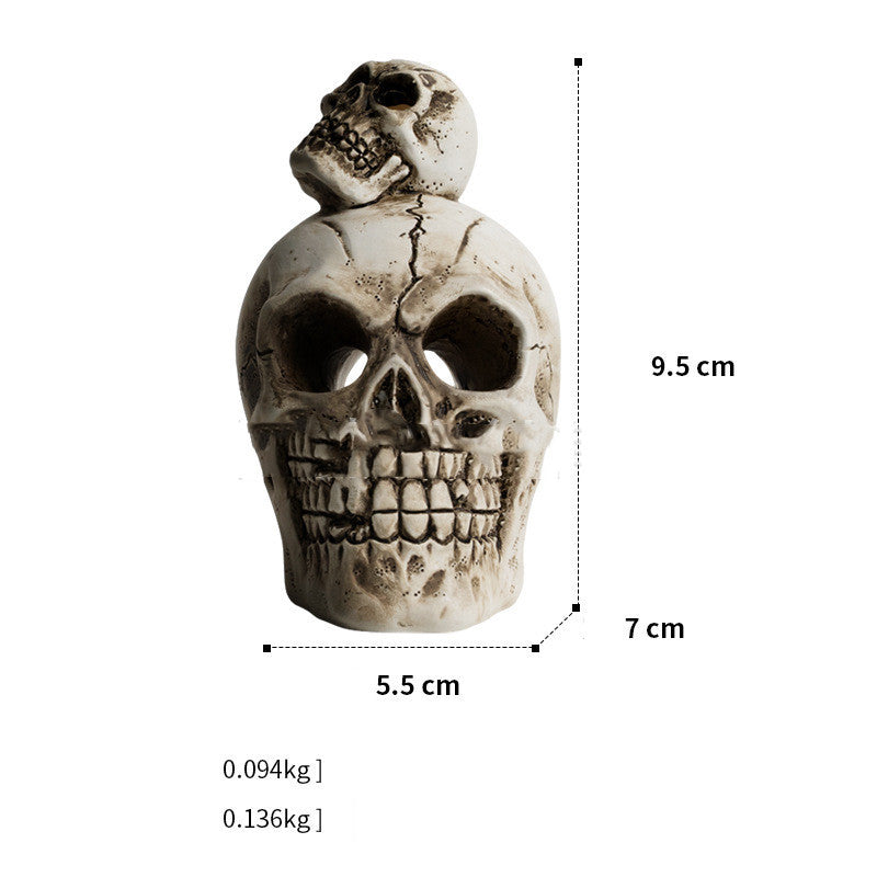 Halloween Skull Decoration | Resin Aromatherapy Craft for Home Decor