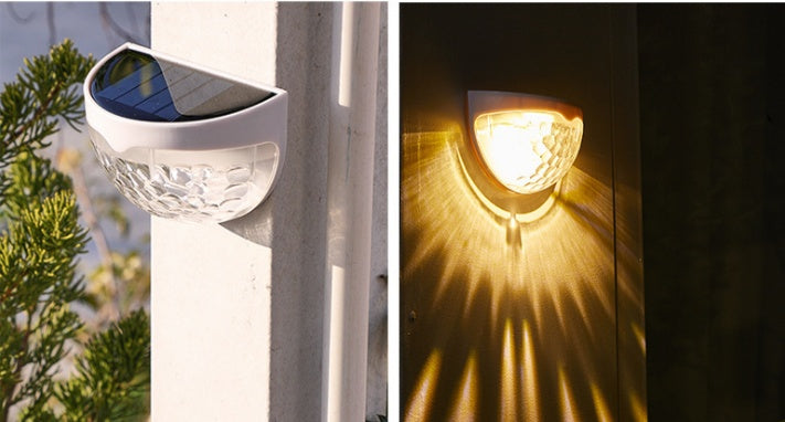 New Solar Light and Shadow Effect Night Light