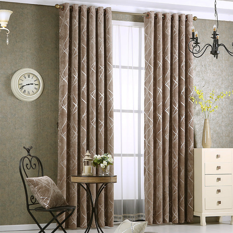 Modern Simple Light Luxury Window Drapes