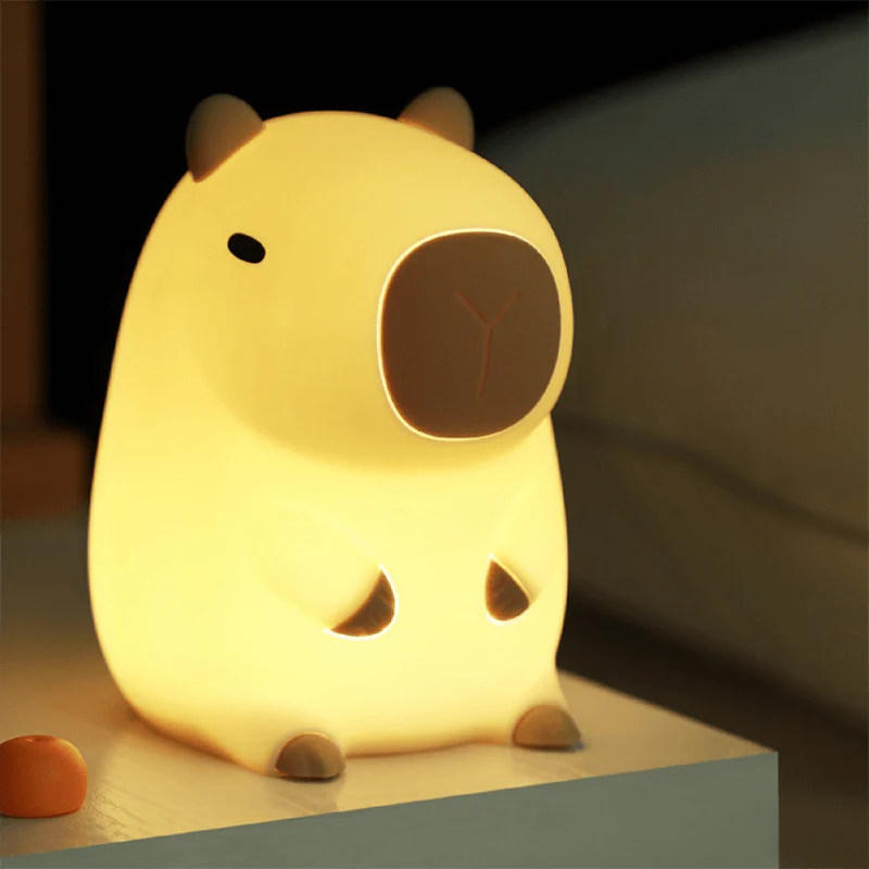 Capybara Squishy Night Light - Perfect Gift
