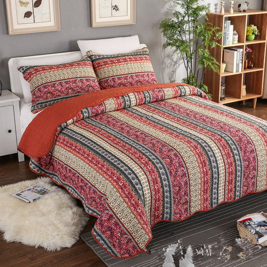 Soft Textured Cotton Linen Look Bedding Set