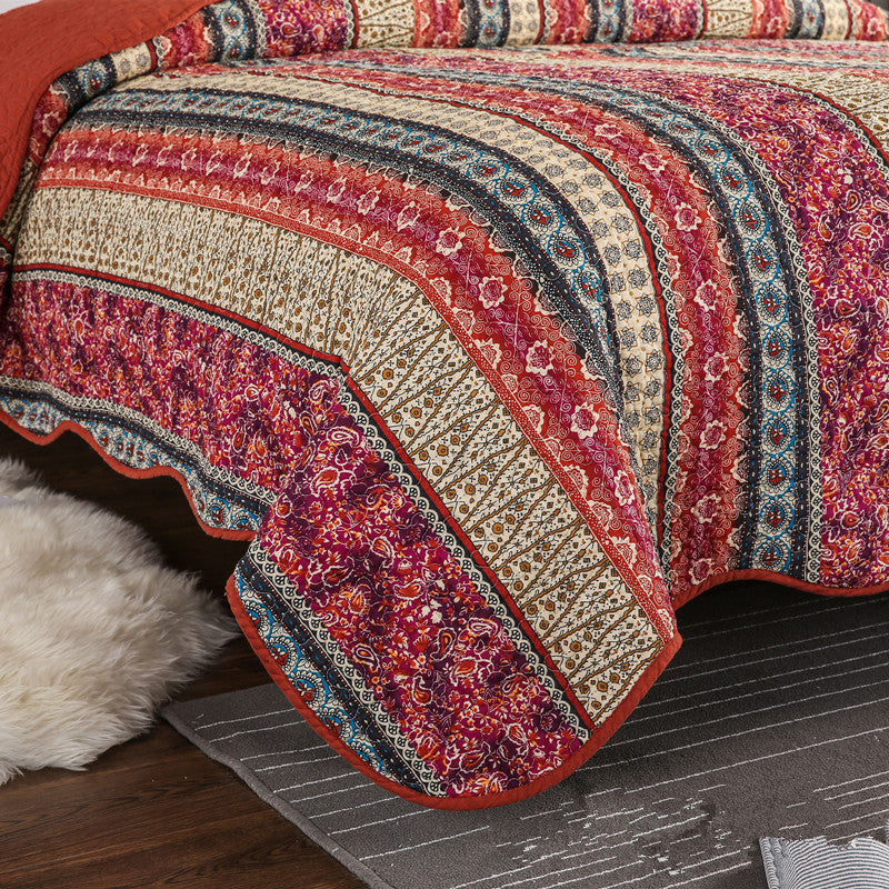 Soft Textured Cotton Linen Look Bedding Set