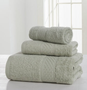 Luxury Cotton Terry Bathrobe and Towel Collection