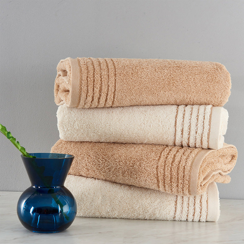 Luxury Solid Color Cotton Towels Collection