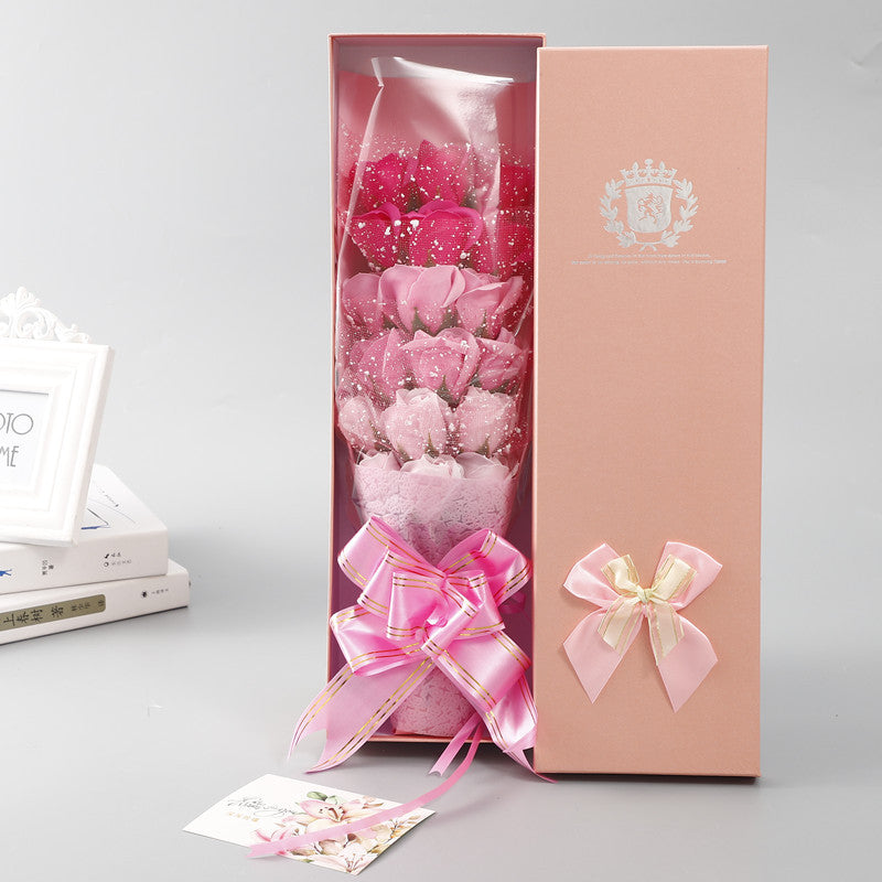 Soap Flower Bouquet | 18 Rose Gift for Thanksgiving, Christmas & Birthdays