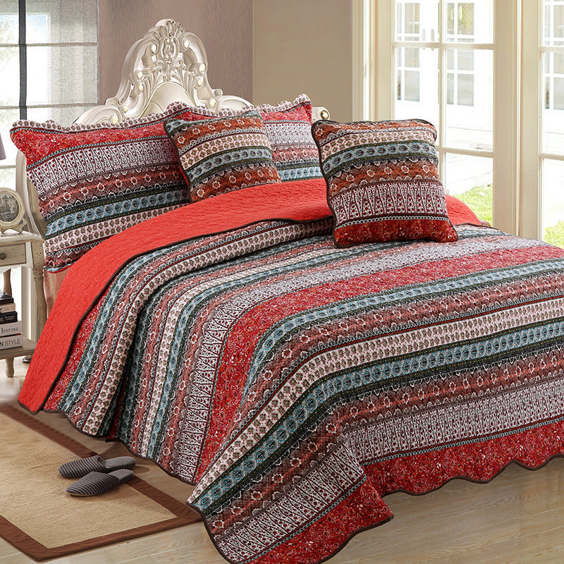 Soft Textured Cotton Linen Look Bedding Set