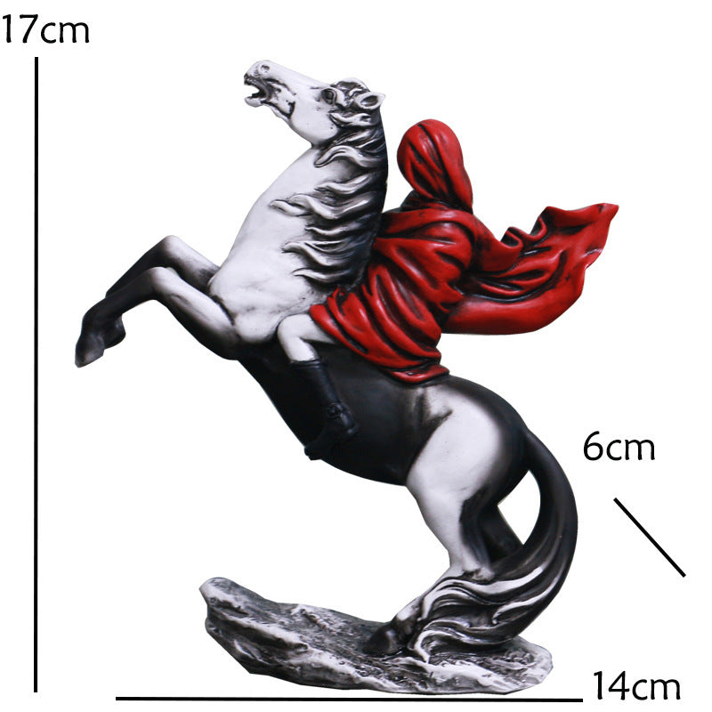 Little Girl with Balloon Resin Art Sculpture