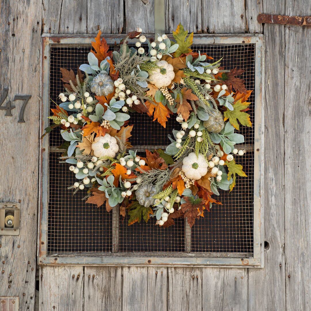 Autumn Pumpkin Leaf Garland | Halloween & Thanksgiving Home Decoration