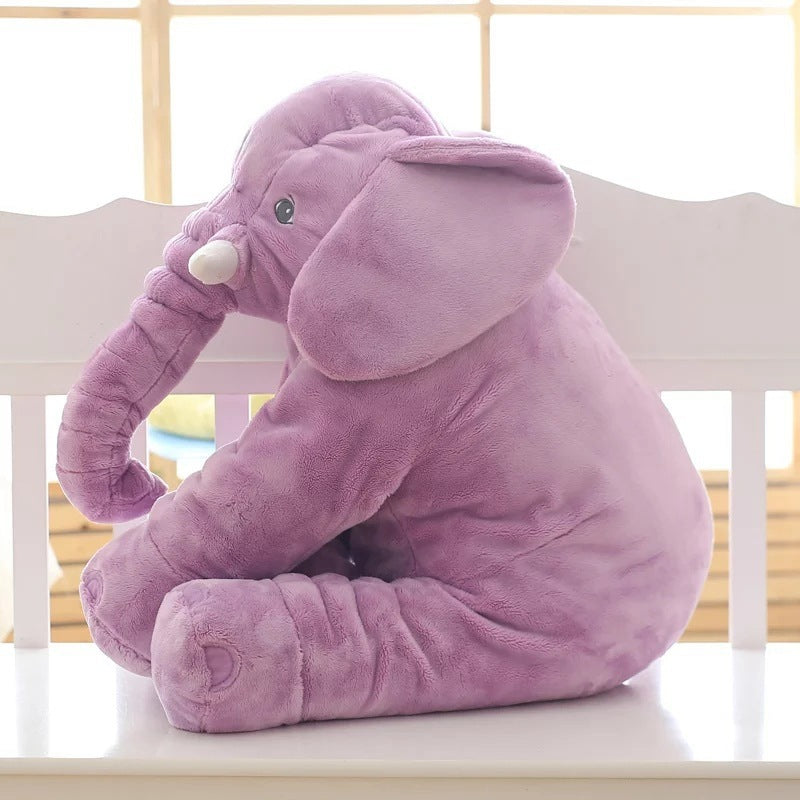 Large Stuffed Elephant Child Sleep Pillow and Toy